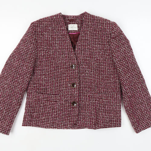 Eastex Women's Multicoloured Size 14 Blazer