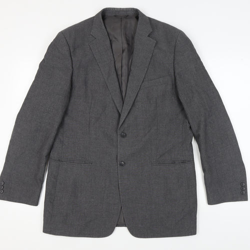 Jack Reid Men's Grey 42 Long Blazer, BHS Exclusive