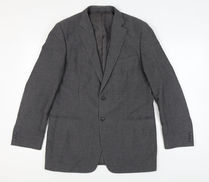Jack Reid Men's Grey 42 Long Blazer, BHS Exclusive