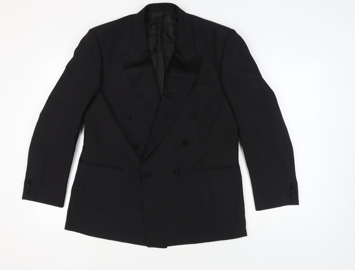 Varteks Men's Black Formal Blazer, Size 42S