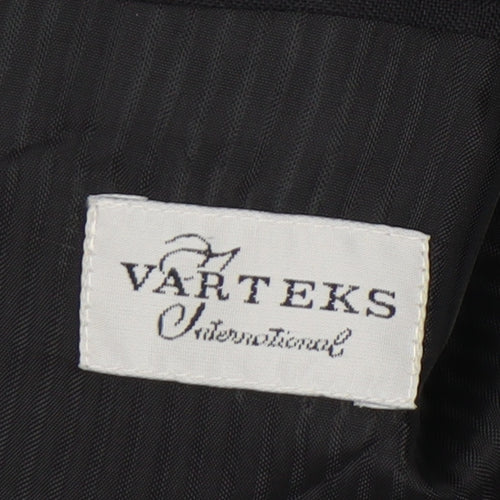 Varteks Men's Black Formal Blazer, Size 42S