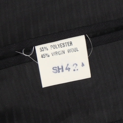 Varteks Men's Black Formal Blazer, Size 42S