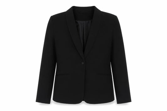 Front view of Next Women's Black Suit Jacket, size 12