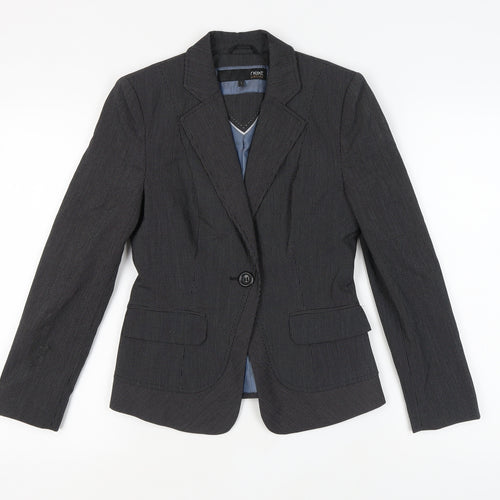 Next Women’s Black Pinstripe Suit Jacket Size 6
