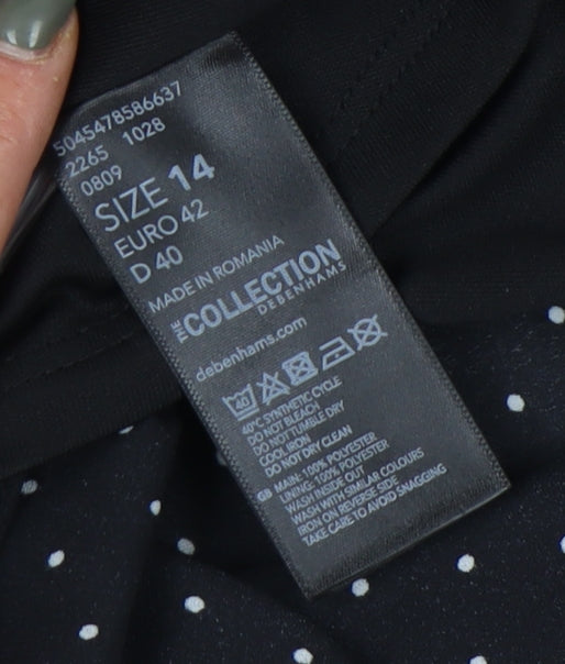 The Collection Debenhams Women's Black A-Line Dress Size 14