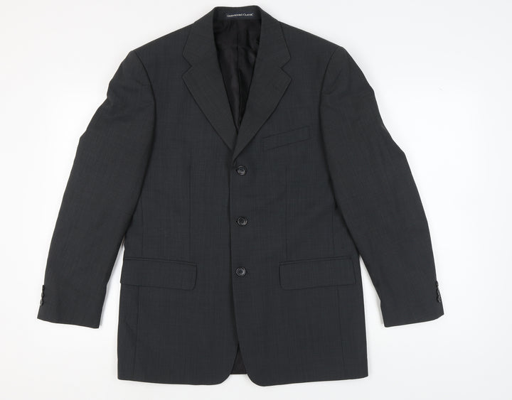 Greenwoods Classic Men's Grey Blazer 38 Regular Jacket