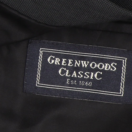 Greenwoods Classic Men's Grey Blazer 38 Regular Jacket