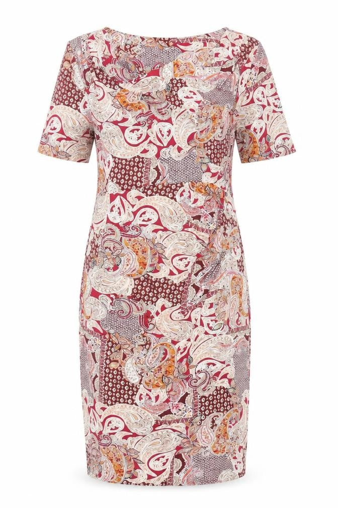 Marks and Spencer Women's Multicoloured Paisley Sheath Dress 14