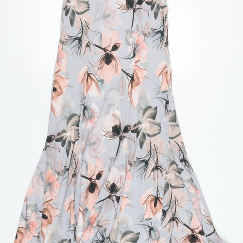 Roman Women's Floral Sleeveless Dress Size 14