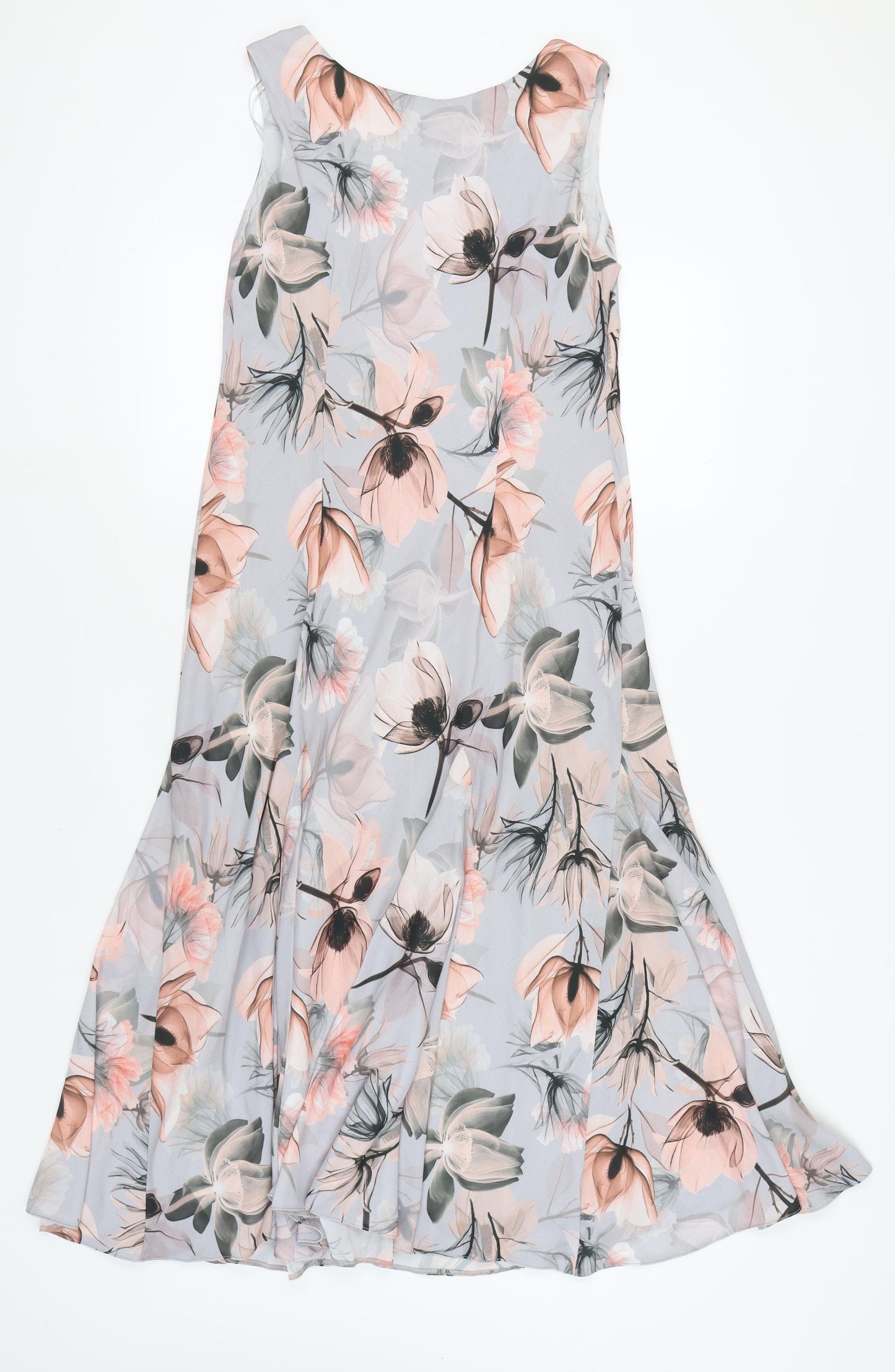 Roman Women's Floral Sleeveless Dress Size 14