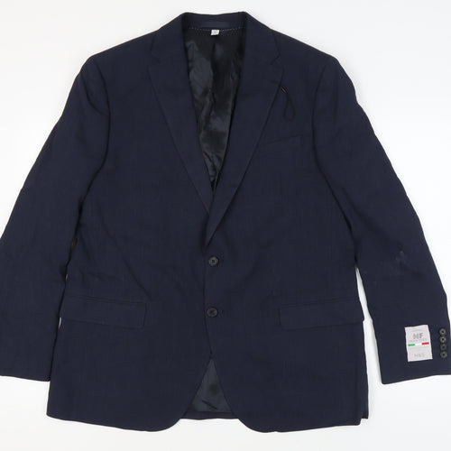 Marks and Spencer Men's Blue Blazer 44R - Smart Casual