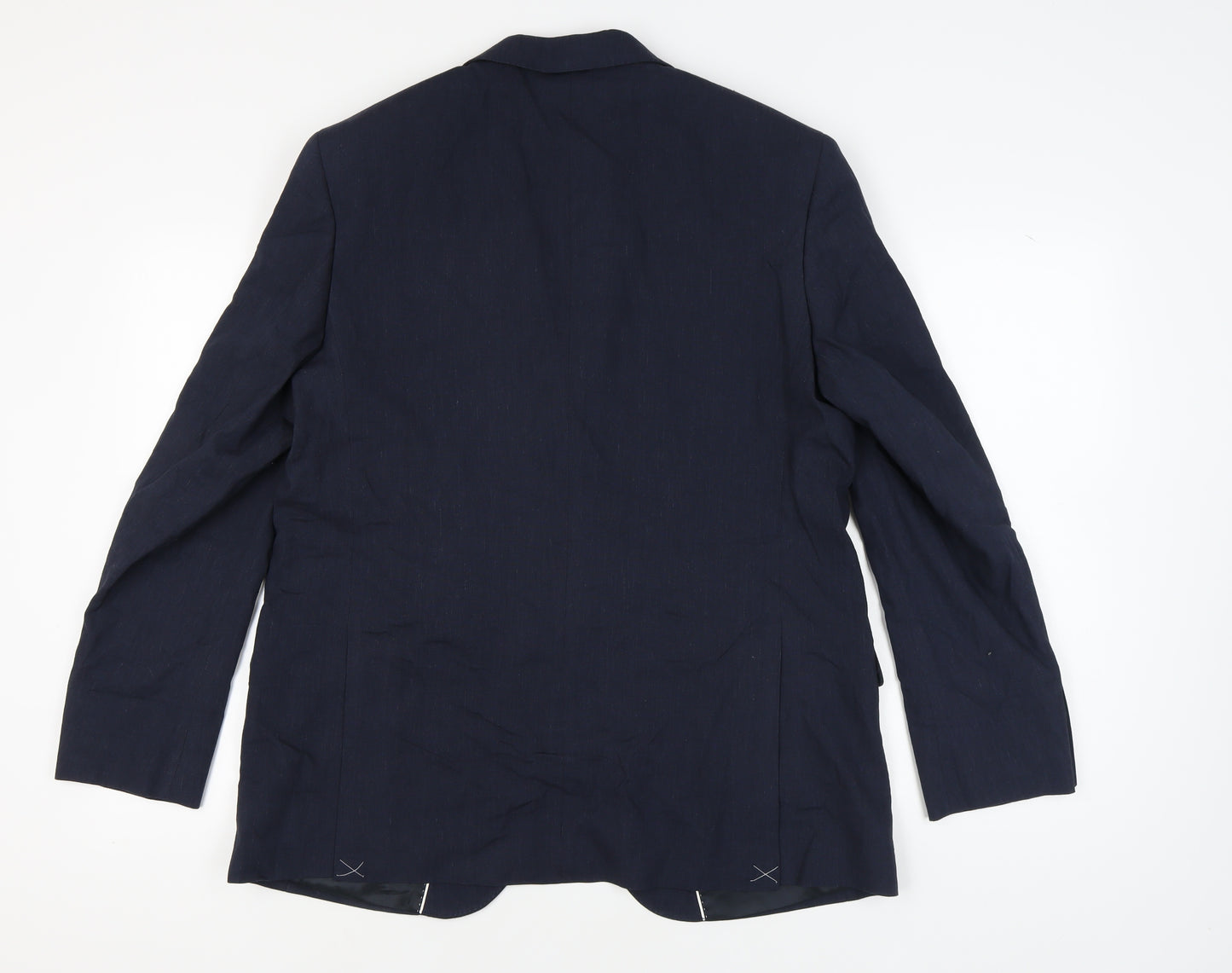 Marks and Spencer Men's Blue Blazer 44R - Smart Casual