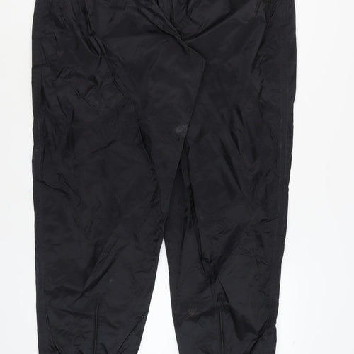 Decathlon Men's Black Windbreaker Trousers 3XL