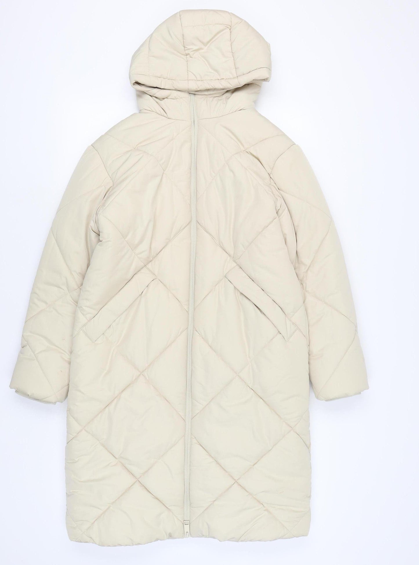 Marks and Spencer Women's Beige Puffer Coat Size 10