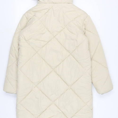 Marks and Spencer Women's Beige Puffer Coat Size 10