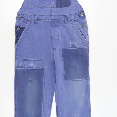 We The Free Women's Blue Denim Overalls Size 10