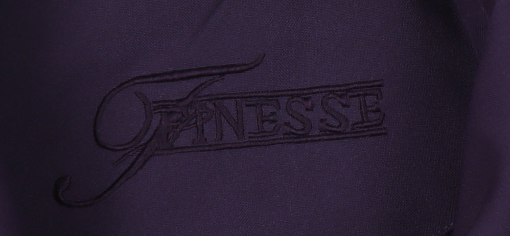 Finesse Women's Purple Buttoned Coat 14