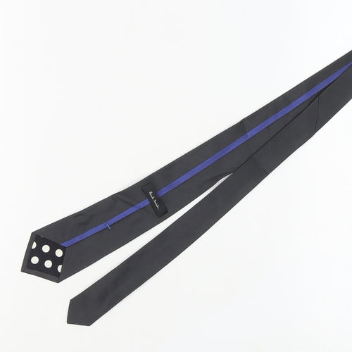 Paul Smith Men's Black Designer Silk Tie