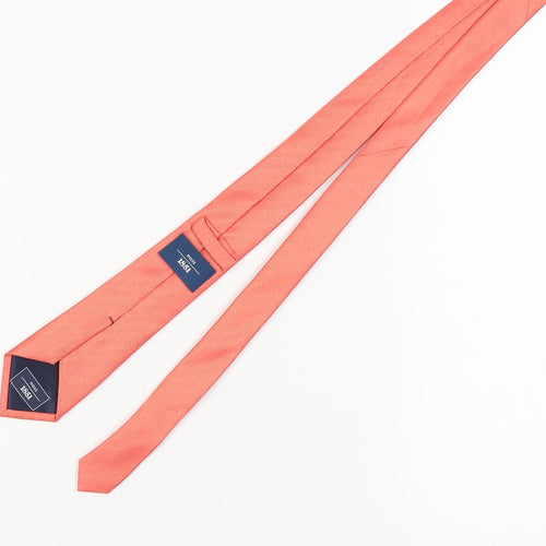 Moss 1851 Men's Coral Silk Slim Tie One Size