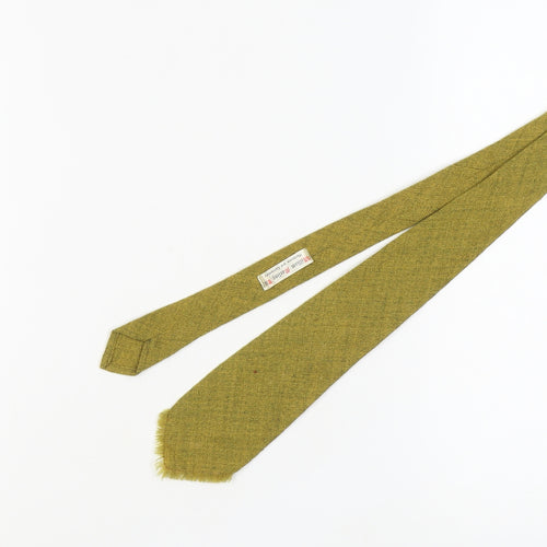 William Morling Ltd Men's Green Wool Slim Tie