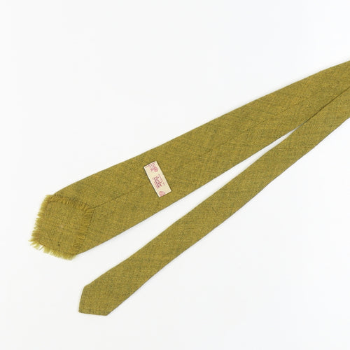 William Morling Ltd Men's Green Wool Slim Tie