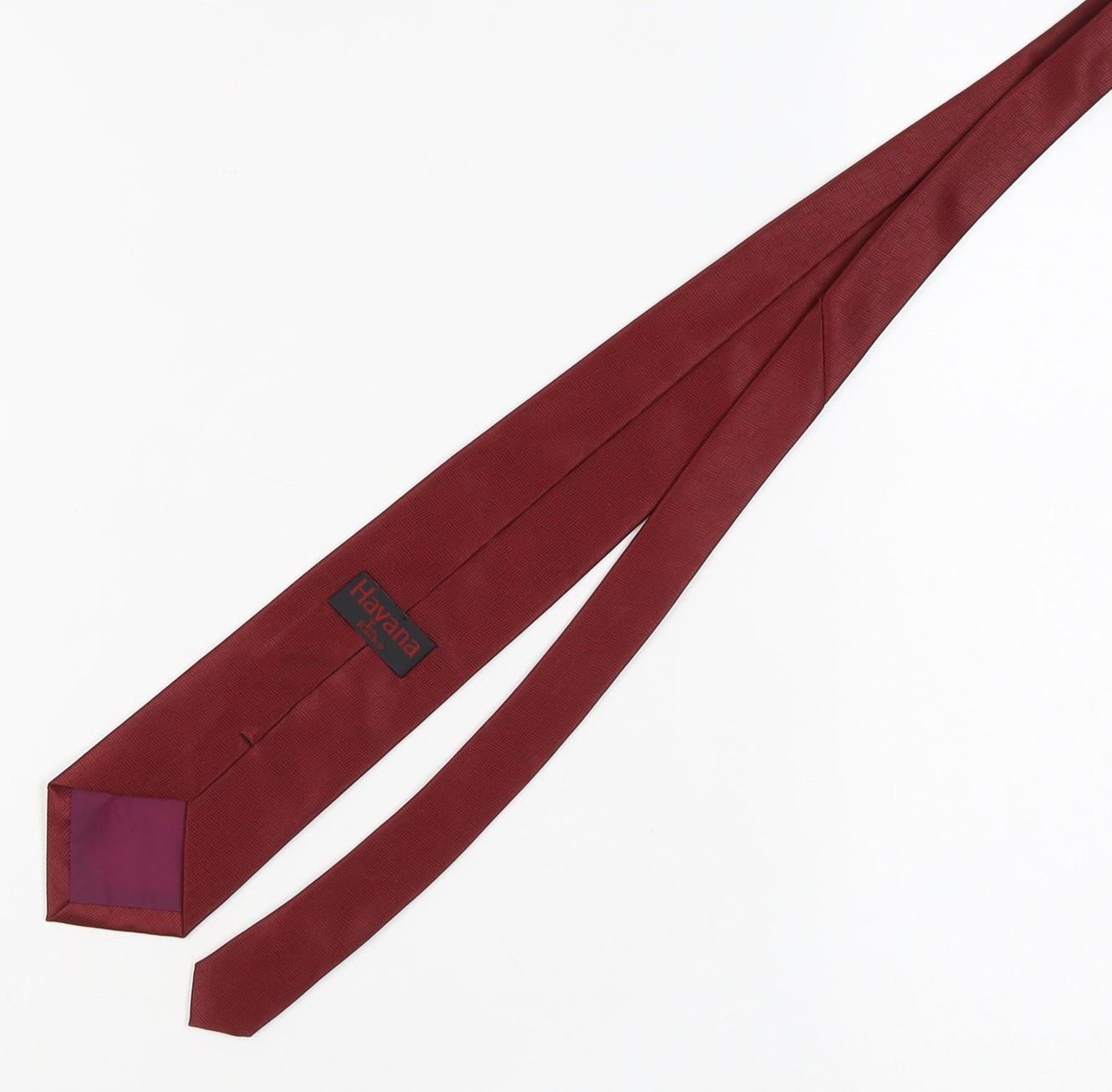 Havana Men's Red Christmas Polyester Tie