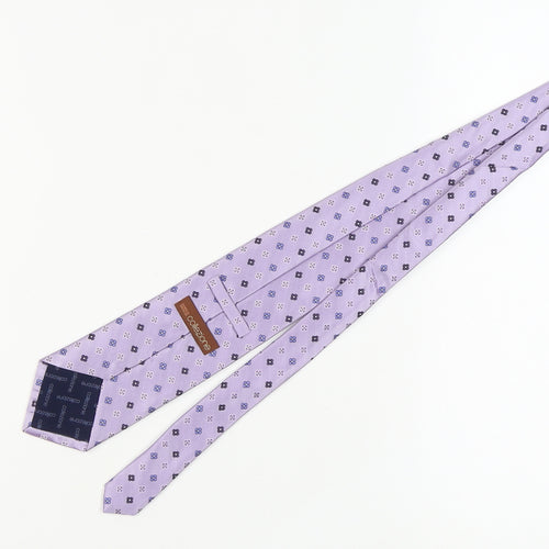 Marks and Spencer Men's Purple Silk Floral Tie