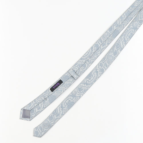 TieRack Men's Blue Paisley Slim Tie - One Size