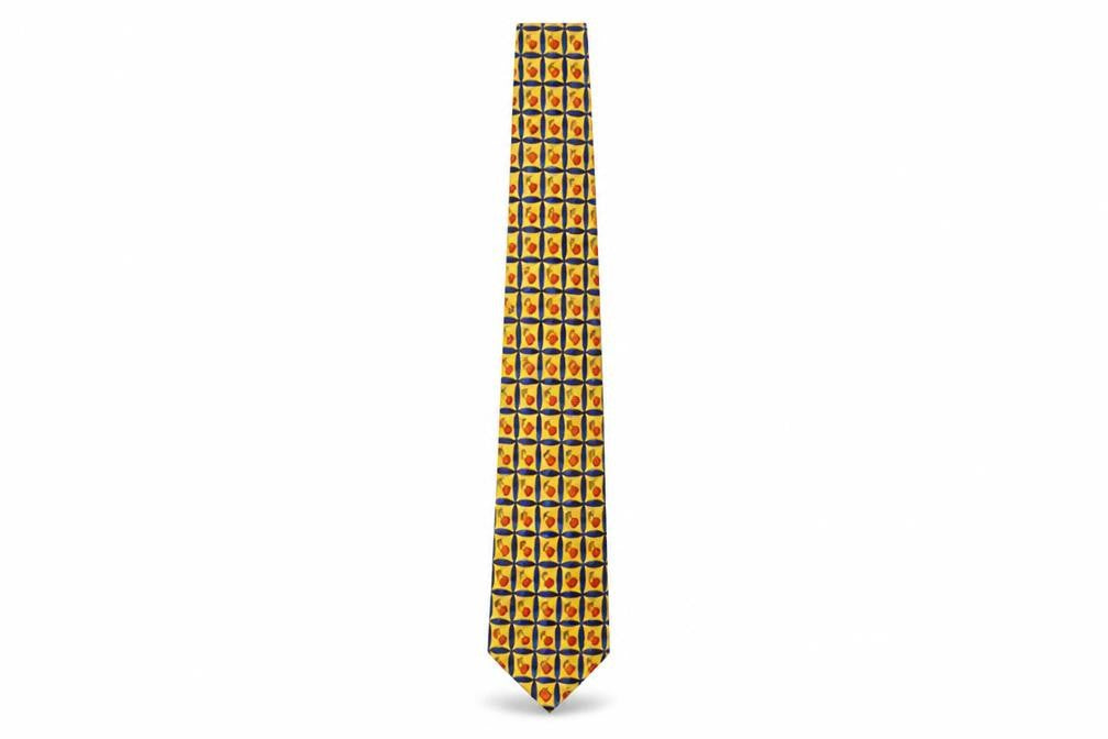 Front view of Marks & Spencer Men's Multicoloured Silk Tie