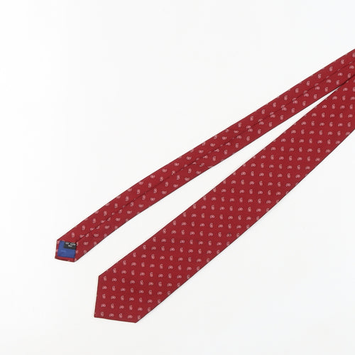 Ben Sherman Men's Red Silk Paisley Tie