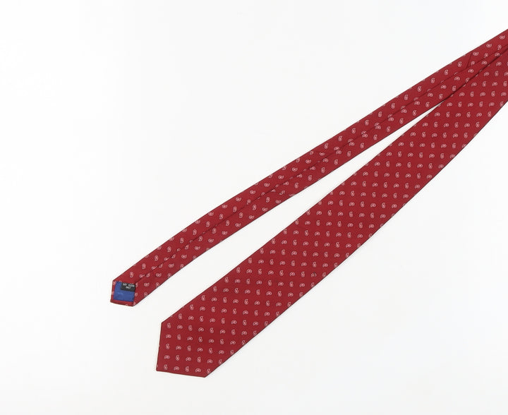 Ben Sherman Men's Red Silk Paisley Tie