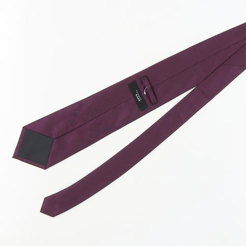 Thomas Nash Men's Purple Geometric Tie