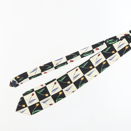 Woods & Gray Men's Silk Floral Tie, Multicoloured, One Size