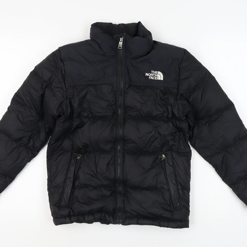 The North Face Boys Black Puffer Jacket M Winter Insulated