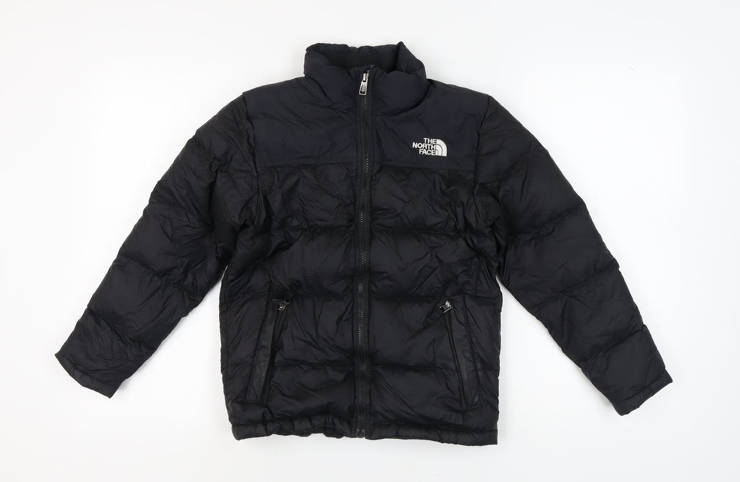 The North Face Boys Black Puffer Jacket M Winter Insulated