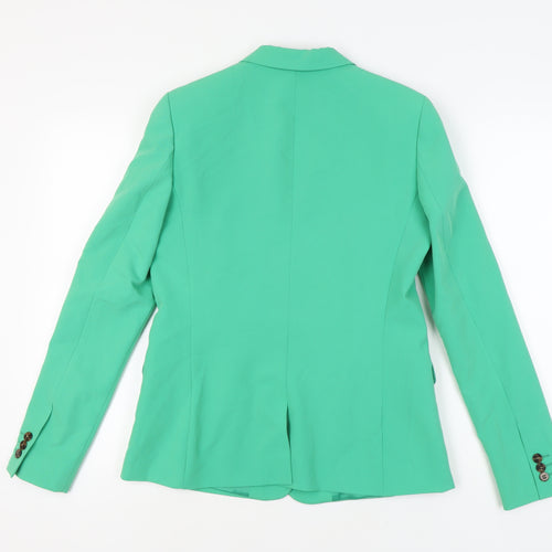 Topshop Women's Green Blazer UK 12