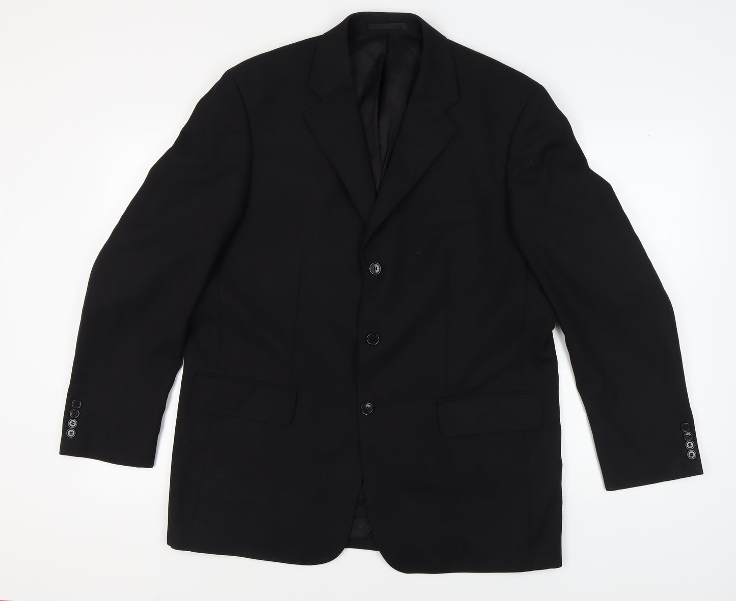 Daniel Grahame Men's Black Blazer 44 Regular Classic