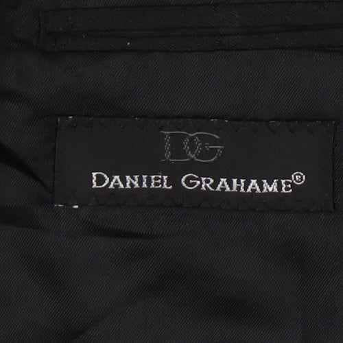 Daniel Grahame Men's Black Blazer 44 Regular Classic