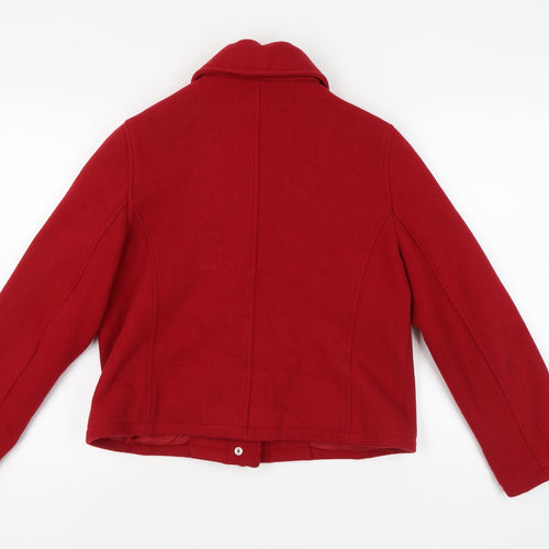 Edeis Women's Red Toggle Coat Size 16