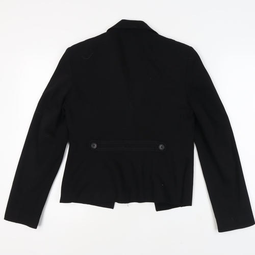 Next Women's Black Blazer, Size 12, Lined, Two-Button