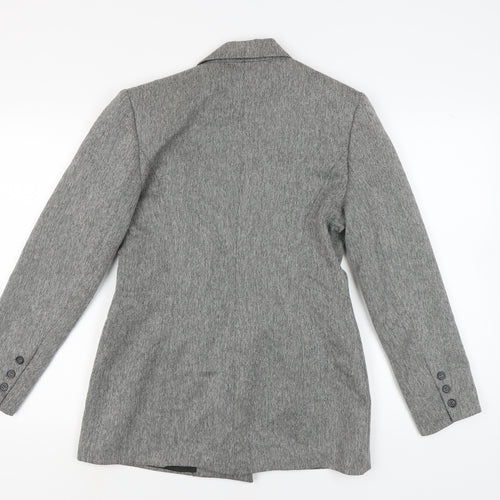 Yumi Mazao Women's Grey Tweed Blazer, Size 14