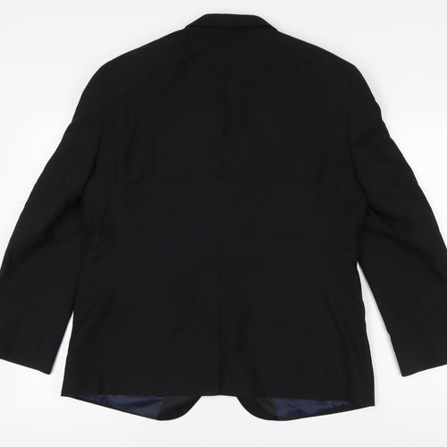Next Men's Black Tuxedo Jacket 42S Shawl Lapel
