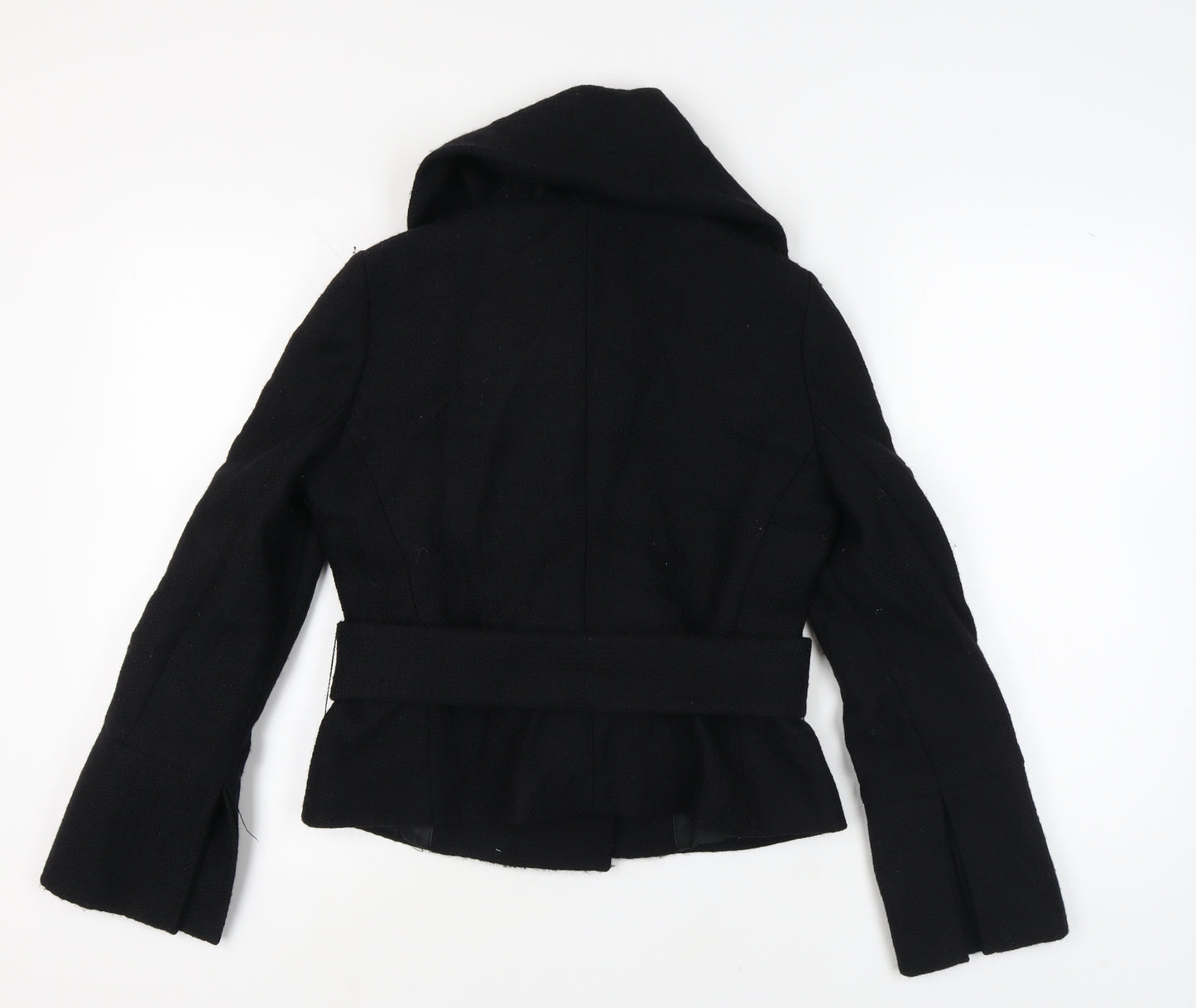 Massimo Dutti Women's Black Wool Jacket M