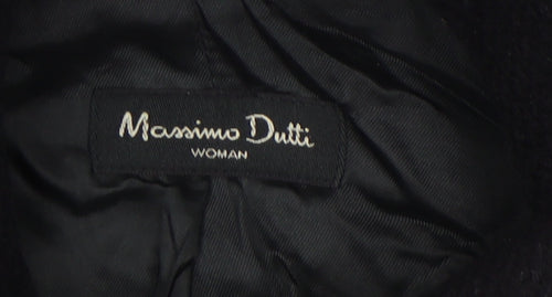 Massimo Dutti Women's Black Wool Jacket M