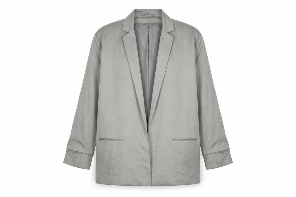 Next Women's Grey Blazer, Size 14, Mid-Length