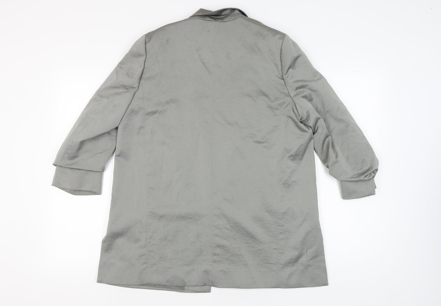 Next Women's Grey Blazer, Size 14, Mid-Length