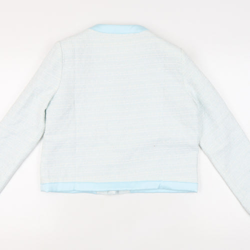Capsule Women's Blue Suit Jacket M, Bouclé, Casual