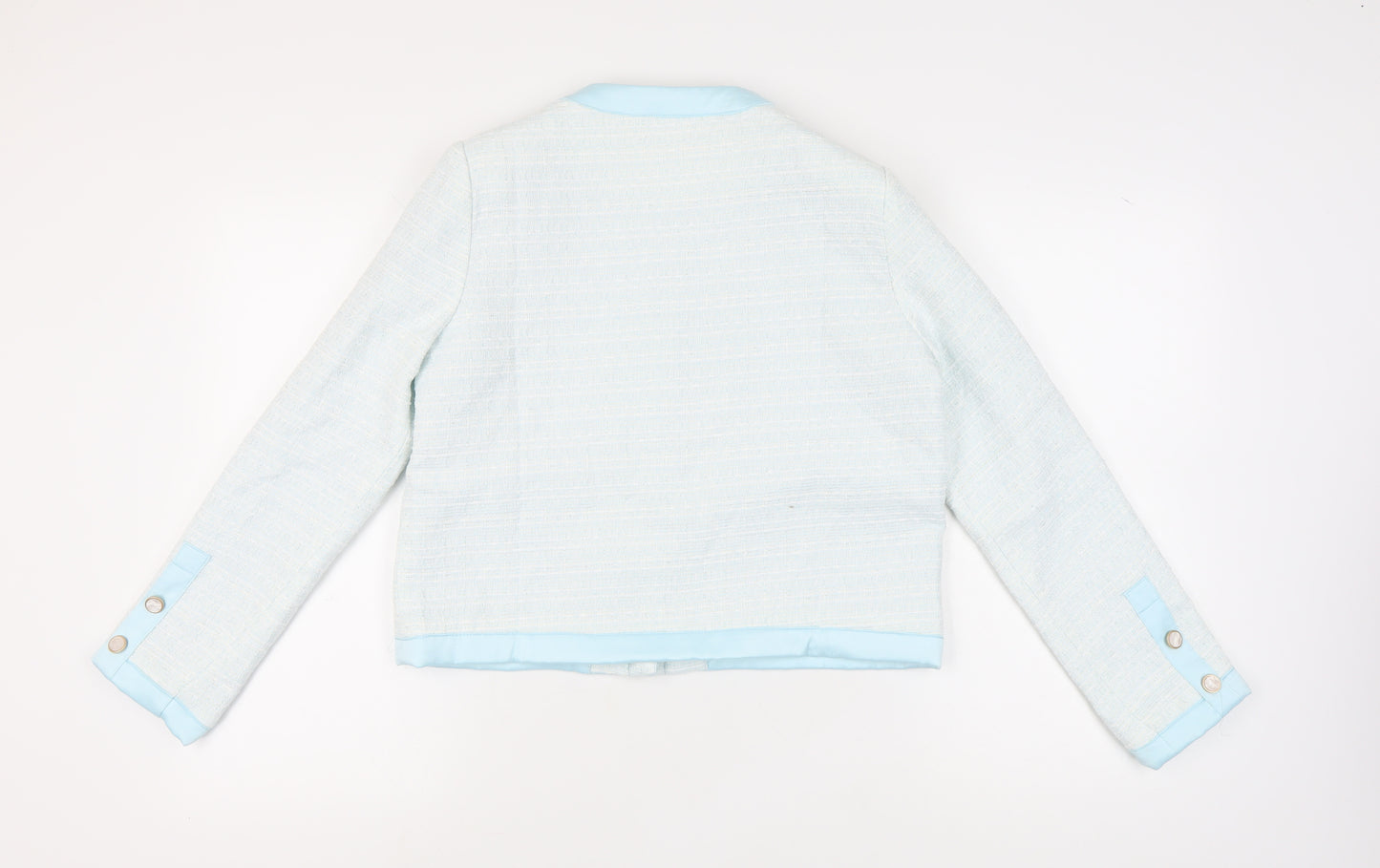 Capsule Women's Blue Suit Jacket M, Bouclé, Casual