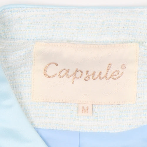 Capsule Women's Blue Suit Jacket M, Bouclé, Casual