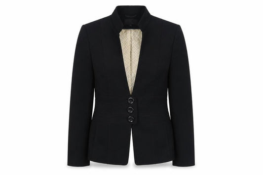 Front view of Next Women's Black Blazer, size 12
